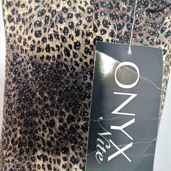 Onyx Nite Full Length Party/Cocktail/Evening Dress Size 16 NWT - Picture 6 of 8